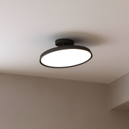 Design for the People Kaito 2 Pro 30 - plafondverlichting - Ø 30 x 11,8 cm - 15W dimbare LED incl. - zwart