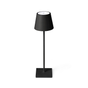 Faro TOC - draagbare lampen - Ø 11 x 38 cm - 2W dimbare LED incl. - IP54 - mat zwart