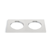 ONE Light - vierkante decoratieve dubbele basis - 10105H - wit
