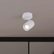 Nova Luce Alma - opbouwspot 1L - Ø 8 x 13 cm - IP44 - zandwit
