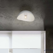 Nova Luce Opsi - plafondlamp - Ø 30 x 15 cm - zandwit