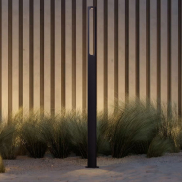Nova Luce Dira - tuinpaal - 11,5 x 200 x 6,5 cm - 11W LED incl. - IP65 - donker antraciet