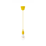 Nova Luce Swing - hanglamp - Ø 4,5 x 100 cm - geel