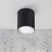 Nordlux Landon 14 - opbouwspot - 12,5 x 14 cm - 3 stappen Moodmaker functie - IP44 - 6,5W LED incl. - zwart