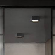 Nova Luce Samba - plafondlamp - 25 x 10 cm - 10W LED incl. - zandzwart