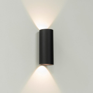 Artdelight Brody2 - wandlamp - 7,2 x 7,2 x 18 cm - 2 x 4W dimbare LED incl. - IP54 - zwart
