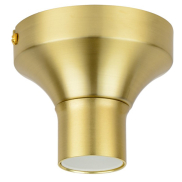 Artdelight Multi - plafondlamp - Ø 10 x 8,5 cm - mat goud