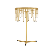 Nova Luce Stellar - tafellamp - Ø 30 x 45 cm - 16W dimbare LED incl. - goud