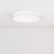 Nova Luce Wheel - plafondlamp - Ø 45 x 6 cm - 30W LED incl. - zandwit