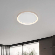 Nova Luce Ormi - plafondlamp - Ø 60 x 7 cm - 48W dimbare LED incl. - zandwit