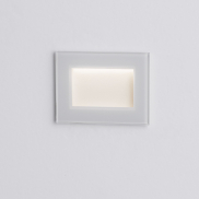 Nova Luce Olin - inbouw wandverlichting - 10,2 x 7,8 x 5,8 cm - 3W LED incl. - IP65 - zandwit