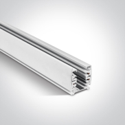 ONE Light Square Track Surface - 3- fase railsysteem - 1 meter - 16A - wit