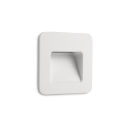 Faro Nase - inbouw wandverlichting - 9,4 x 5,7 x 9,4 cm - 2,9W LED incl. - IP44 - mat wit