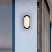 Nova Luce Tiepolo - buiten wandverlichting - 9,8 x 20,8 x 6 cm - 11W LED incl. - IP65 - zandzwart
