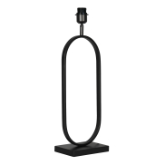 Searchlight - tafellamp voet - 20 x 13 x 55 cm - mat zwart