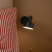 Nordlux Matis - bedlamp - Ø 12,5 x 17 x 27 cm - zwart