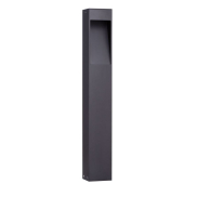 Nova Luce Maddi - tuinpaal - 8,5 x 60 x 7,5 cm - 7W LED incl. - IP65 - zandzwart