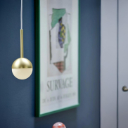 Nordlux Contina - hanglamp  - 10 x 223 cm - messing