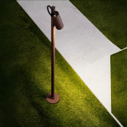 Nova Luce Darma - tuinpaal - Ø 11 x 85 cm - 7W LED incl. - IP65 - corten