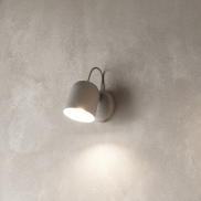 Design for the People Angle GU10 - wandverlichting met schakelaar en USB-poort- 11 x 17 x 19,1 cm - grijs