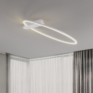 Nova Luce Kiklos - plafondlamp - Ø 64 x 30 cm - 30W dimbare LED incl. - zandwit