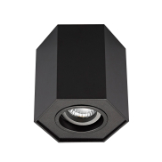 Zuma Line Polygon CL R - opbouwspot 1L - 12 x 12 cm - zwart