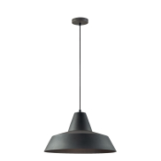 VK Lighting Sosta - hanglamp - Ø 30 x 121 cm - donkergrijs