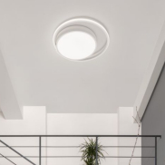 Nova Luce Odrey - plafondlamp - Ø 40 x 5 cm - 22W LED incl. - zandwit