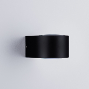 Nova Luce Opera - buiten wandverlichting - 11 x 6,8 x 10 cm -  11W LED incl. - IP54 - donker antraciet