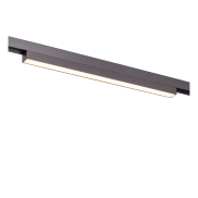 Lucide Linial Glyx - magnetisch railsysteem - railspot - 30,2 x 1,9 x 2,7 cm - 11W LED incl. - dimfunctie en instelbare lichtkleur via app - zwart mat chroom