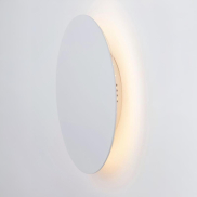 Nova Luce Cyrcle - wandlamp - Ø 22 x 3,2 cm - 12W LED incl. - zandwit