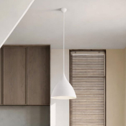 Nova Luce Syntopia - hanglamp - Ø 46 x 178 cm - zandwit