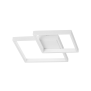 Nova Luce Porto - plafondverlichting - 32 x 32 x 6 cm - 19W LED incl. - zandwit