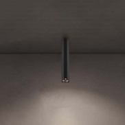 Nova Luce Etho - plafondlamp - 5 x 30,5 x 5 cm - 6W LED incl. - zandzwart