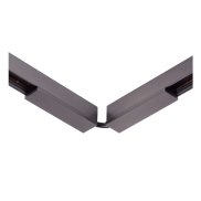 Lucide Linial - magnetisch railsysteem - flexibele elektrische connector - zwart mat chroom