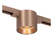 Lucide Linial Lux - magnetisch railsysteem - railspot - Ø 7 x 6 cm - 8W LED incl. - dimfunctie en instelbare lichtkleur via app - champagne