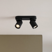 Nova Luce Amecy - opbouwspot 2L - 22 x 12,5 x 6,5 cm - zandzwart