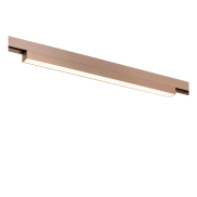 Lucide Linial Glyx - magnetisch railsysteem - railspot - 30,2 x 1,9 x 2,7 cm - 11W LED incl. - dimfunctie en instelbare lichtkleur via app - champagne