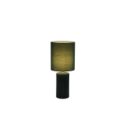 Searchlight Groove - tafellamp - Ø 22 x 51 cm - olijfgroen