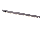 Lucide Linial Glyxx - magnetisch railsysteem - railspot - 60,2 x 1,9 x 2,7 cm - 20W LED incl. - dimfunctie en instelbare lichtkleur via app - zwart mat chroom