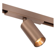 Lucide Linial Bix - magnetisch railsysteem - railspot - Ø 3,5 x 10 cm - 8W LED incl. - dimfunctie en instelbare lichtkleur via app - champagne
