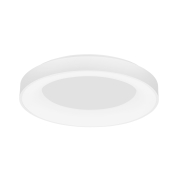 Nova Luce Rando Thin - plafondverlichting - Ø 60 x 9 cm - 50W dimbare LED incl. - zandwit - warm witte lichtkleur