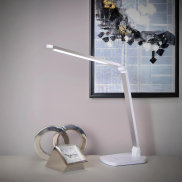 Lucide Vario - tafellamp - 51,5 x 13,5 x 39,4 cm - 8W dimbare LED incl. - wit