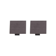 Lucide Linial - magnetisch railsysteem - set van 2 eindkappen - zwart mat chroom
