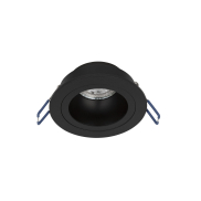 Nova Luce Take - inbouwspot - Ø 92 mm, Ø 76 mm inbouwmaat  - zandzwart