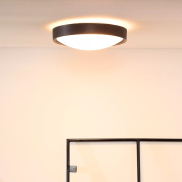 Lucide Lex - plafondverlichting - Ø 33 x 10 cm - zwart