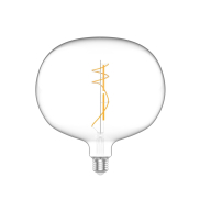 Daylight Italia LED lamp Ellipse - Ø 22 x 23,5 cm - E27 - 10W dimbaar - 2700K - transparant