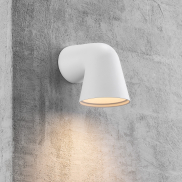 Nordlux Front Single - buiten wandverlichting - 11,8 x 15,6 cm - IP44 - wit