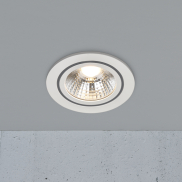 Nordlux Alec 1-Kit - inbouwspot - Ø 95 mm, Ø 80 mm inbouwmaat - 3 stappen dimmer - 6,1W LED incl. - IP44 - wit
