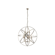 Searchlight Orbit - hanglamp - Ø  80 x 200 cm - antiek messing